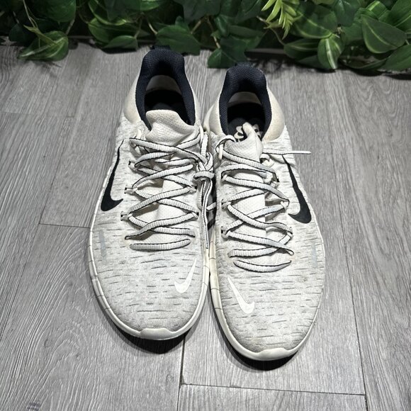 Nike Free Run RN 5.0 Next Men's Size 8.5 White Black Running Shoes CZ1884-010 - Picture 2 of 10